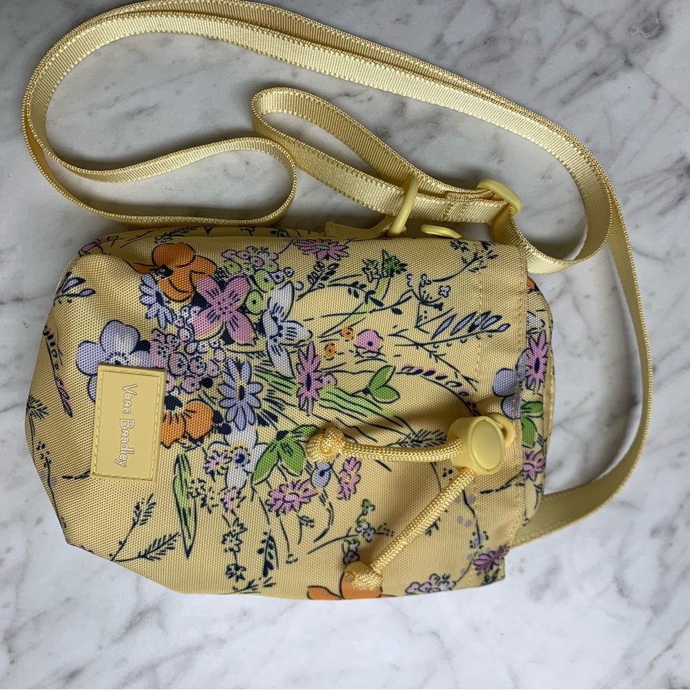 Vera Bradley Pastel Floral Crossbody/Waterbottle Bag